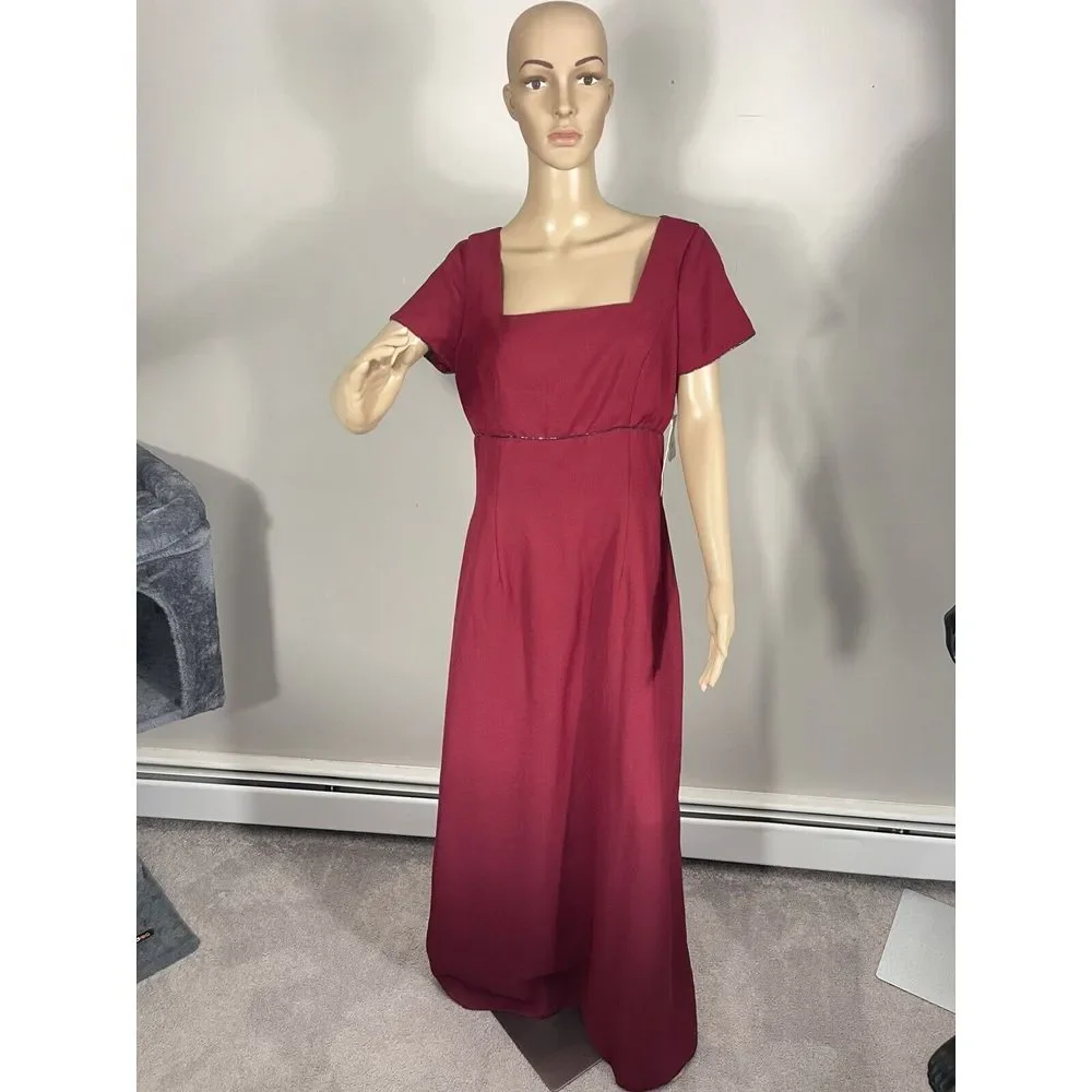 Le Stella Fagin‎ for Riff's  House Dress Longview Jeweled Lining Size 14 USA.